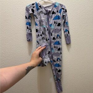Little Sleepies Rare Zip up *has 2 pin holes